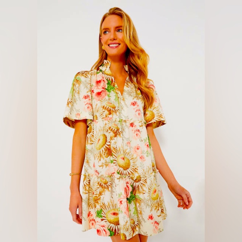 NWT Tuckernuck Sun Faded Floral Crawford dress